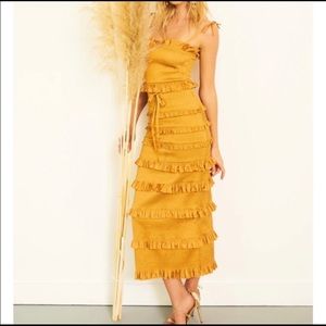COPY - V. Chapman Lily Dress in Chai